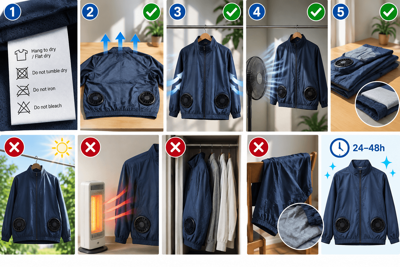 how to maintain cooling fan vest (1).png