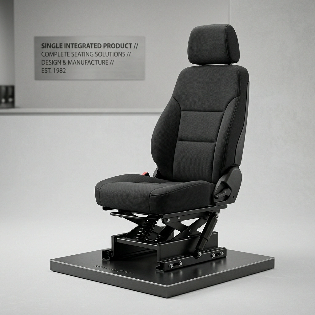 Early suspension seat assembly of the kind the plant narrowed onto in 2007